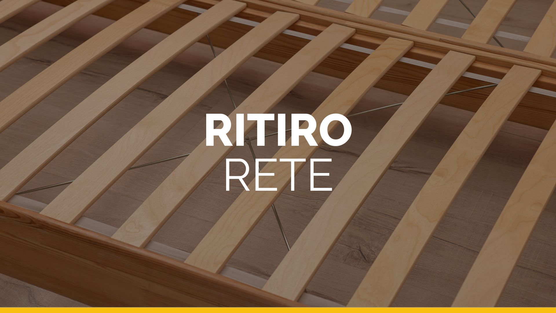 Ritiro rete Veradea Materasso