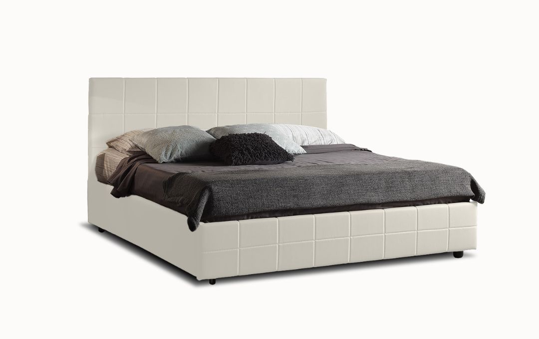 Letto Pegaso Matrimoniale bianco