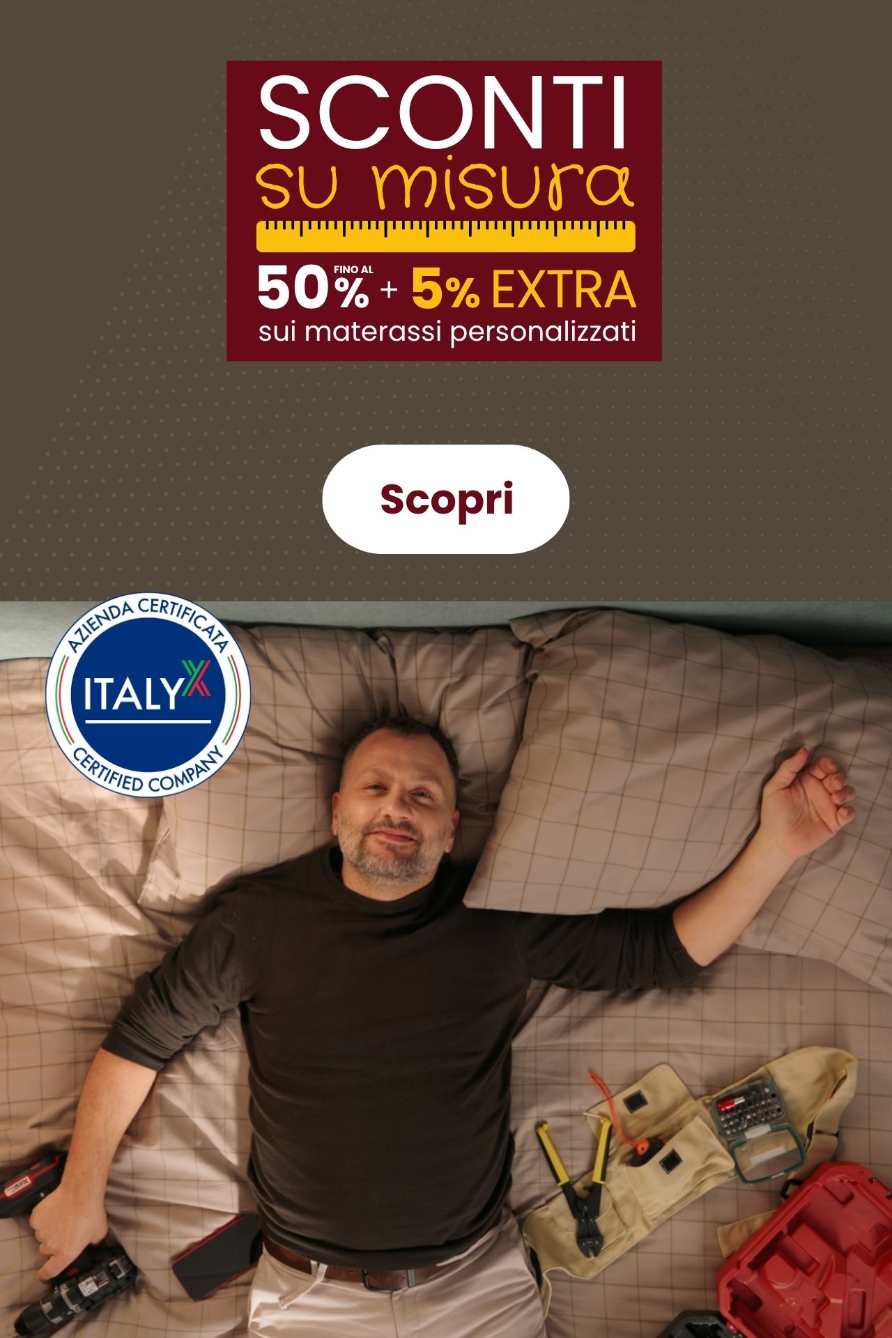 Sconti su misura veradea Materasso
